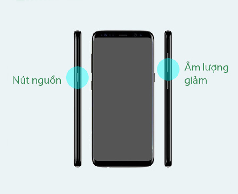 Chụp màn hình bằng 2 phím nút nguồn và nút giảm âm lượng