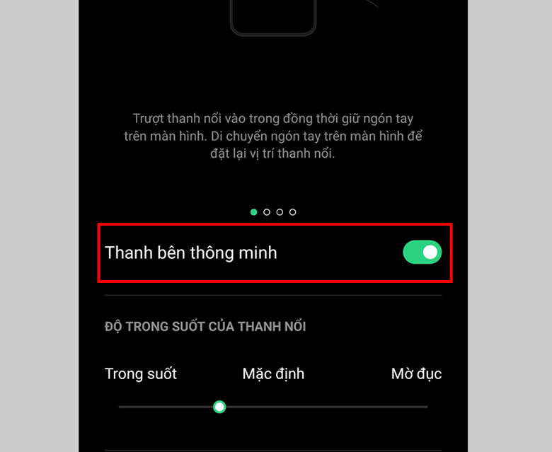 Chụp màn hình dùng công cụ thanh bên thông minh