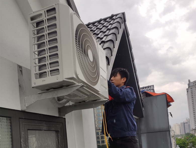 Cách thi công lắp đặt điều hòa âm trần nối ống gió