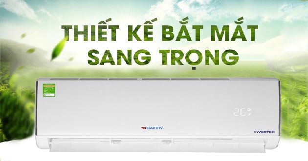Điều hòa Dairry sở hữu thiết kế đẹp mắt