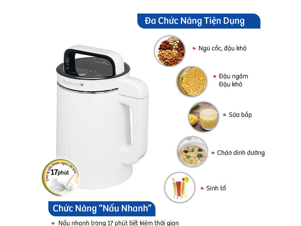 máy làm sữa đậu nành Bluestone