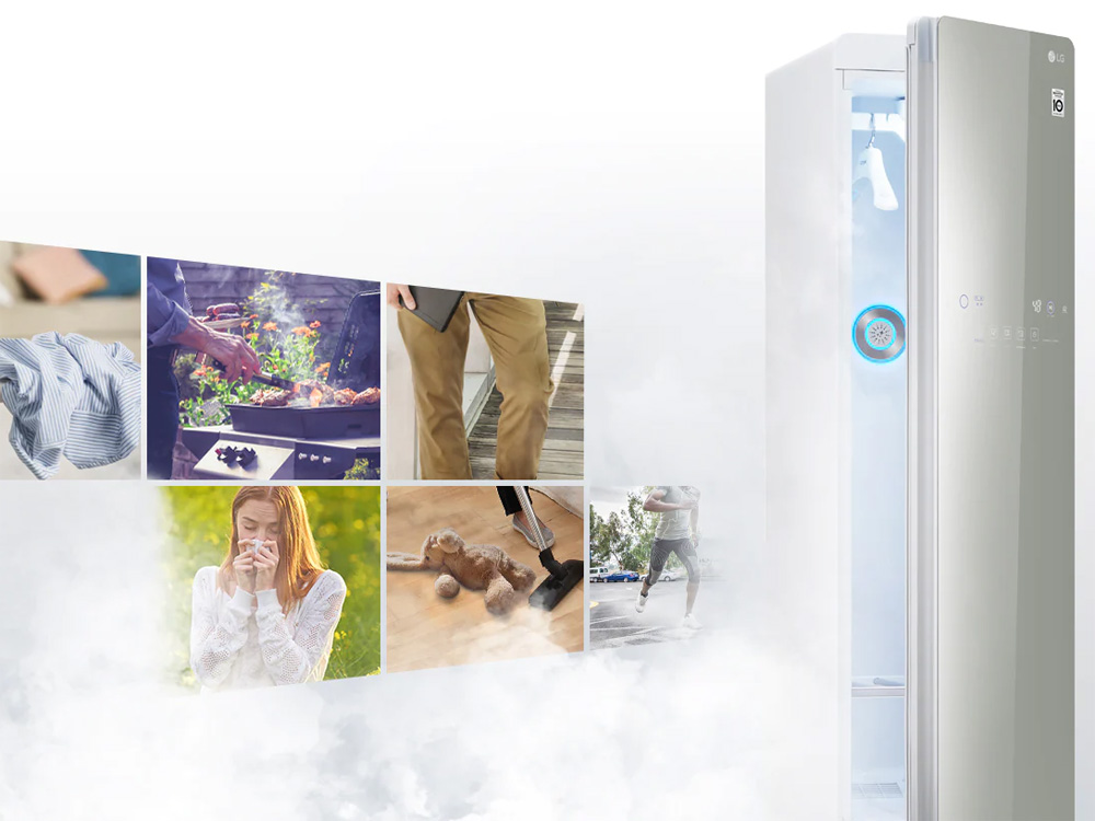 Tủ giặt khô LG sấy khô quần áo an toàn mà không bị bạc màu