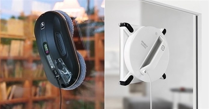 So sánh robot lau kính Ecovacs Winbot 950 và Hobot 388