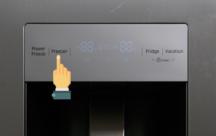 Cách điều chỉnh nhiệt độ tủ lạnh Samsung side by side