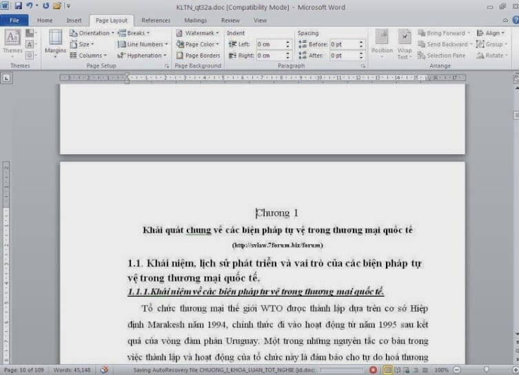 Cách đánh số trang từ trang 2 bỏ trang đầu trong Word