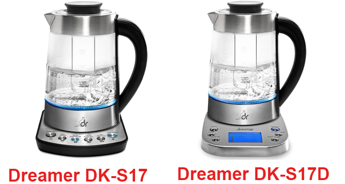 So sánh bình đun nước thông minh Dreamer DK-S17D và DK S17