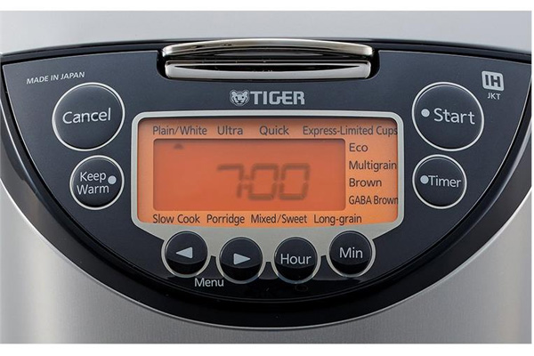 Các phím và chế độ trên nồi cơm điện cao tần Tiger