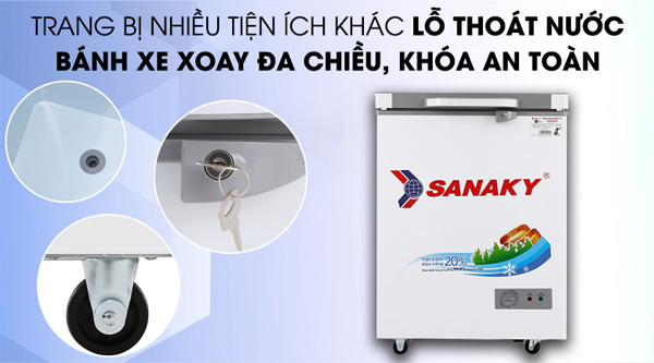 Tủ đông mini Sanaky