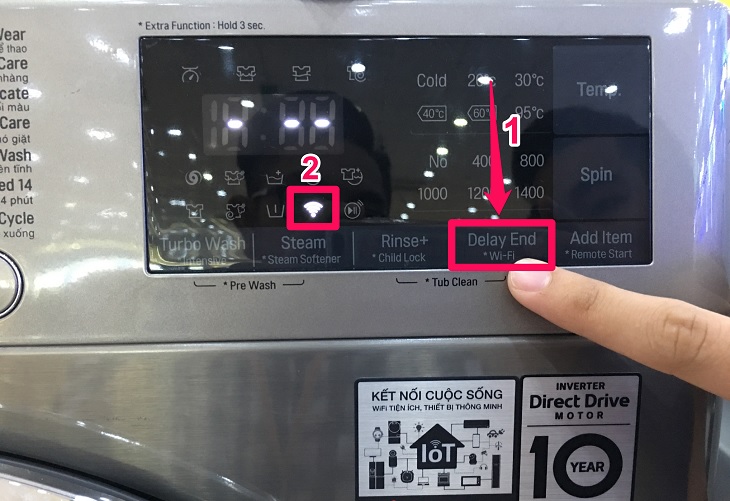 Hướng dẫn cách kết nối máy giặt LG với điện thoại