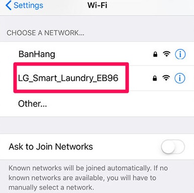 Hướng dẫn cách kết nối máy giặt LG với điện thoại