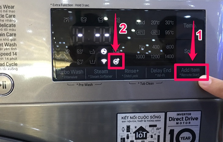 Hướng dẫn cách kết nối máy giặt LG với điện thoại
