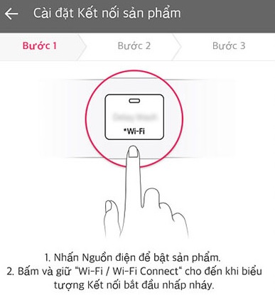Hướng dẫn cách kết nối máy giặt LG với điện thoại