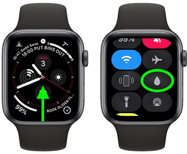 Apple Watch Series 6 có tính năng water lock