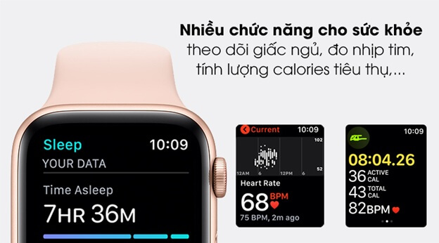 Apple Watch SE và Apple Watch Series  đo nhịp tim