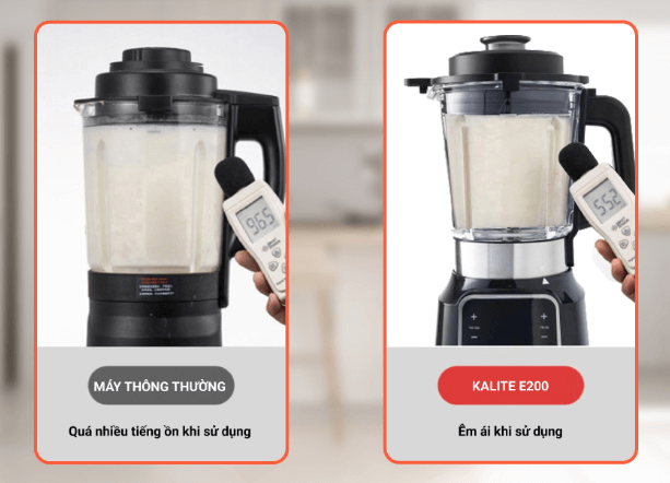 sữa hạt Kalite Pro 900 có độ ồn nhỏ