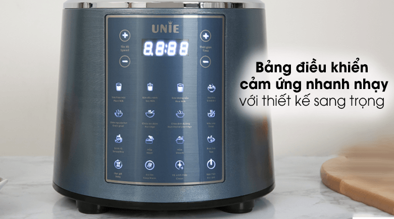Bảng điều khiển máy làm sữa hạt Unie dễ sử dụng