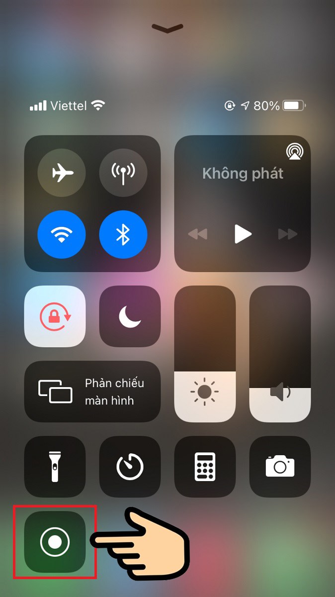 Hướng dẫn quay phim màn hình iPhone có tiếng