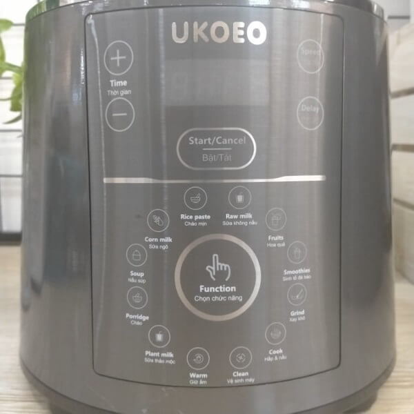 Bảng điều khiển máy làm sữa hạt Ukoeo không tiện dụng bằng Unie