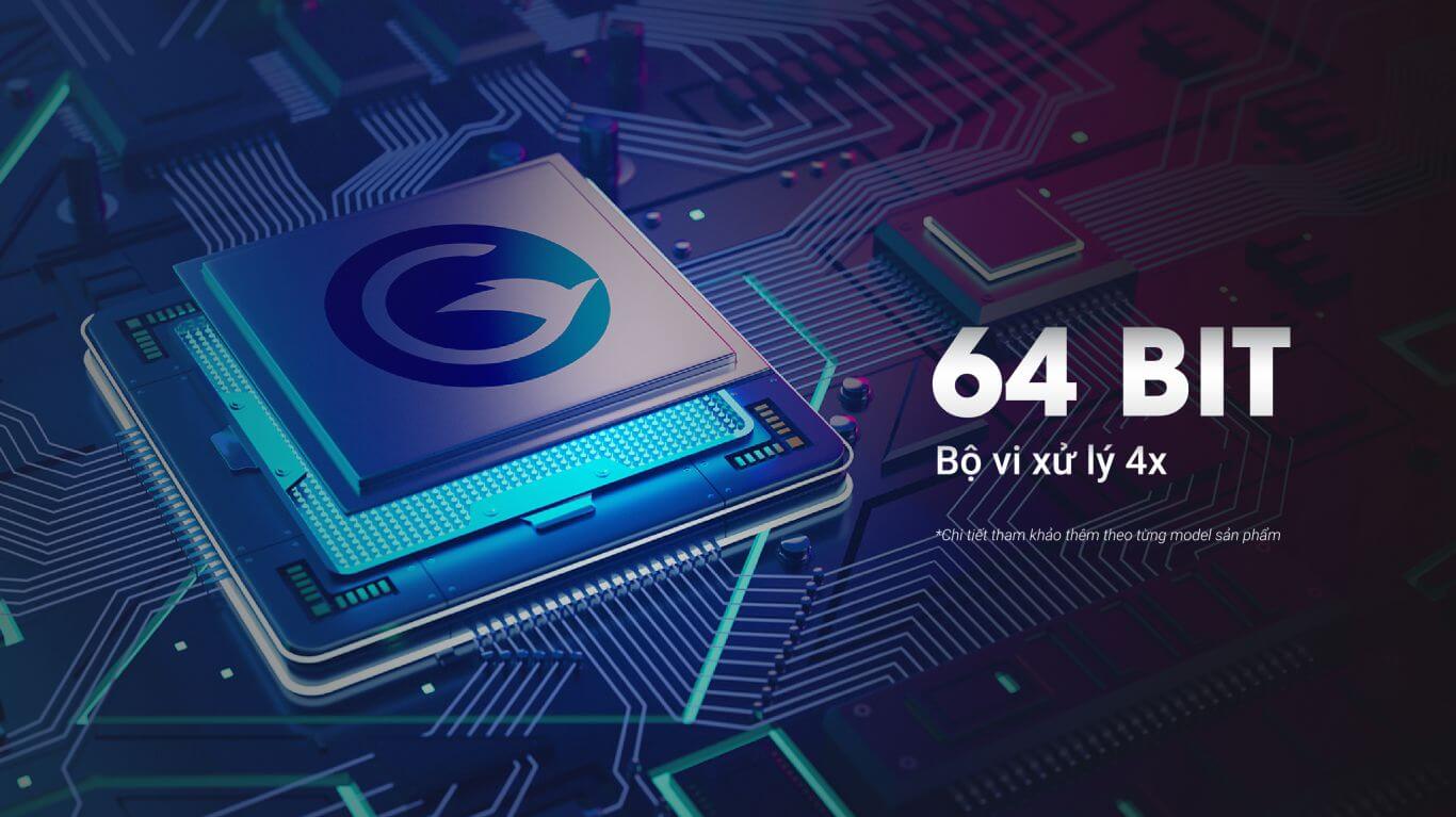Tivi Casper có bộ xử lý Chassis phiên bản 64 bit 