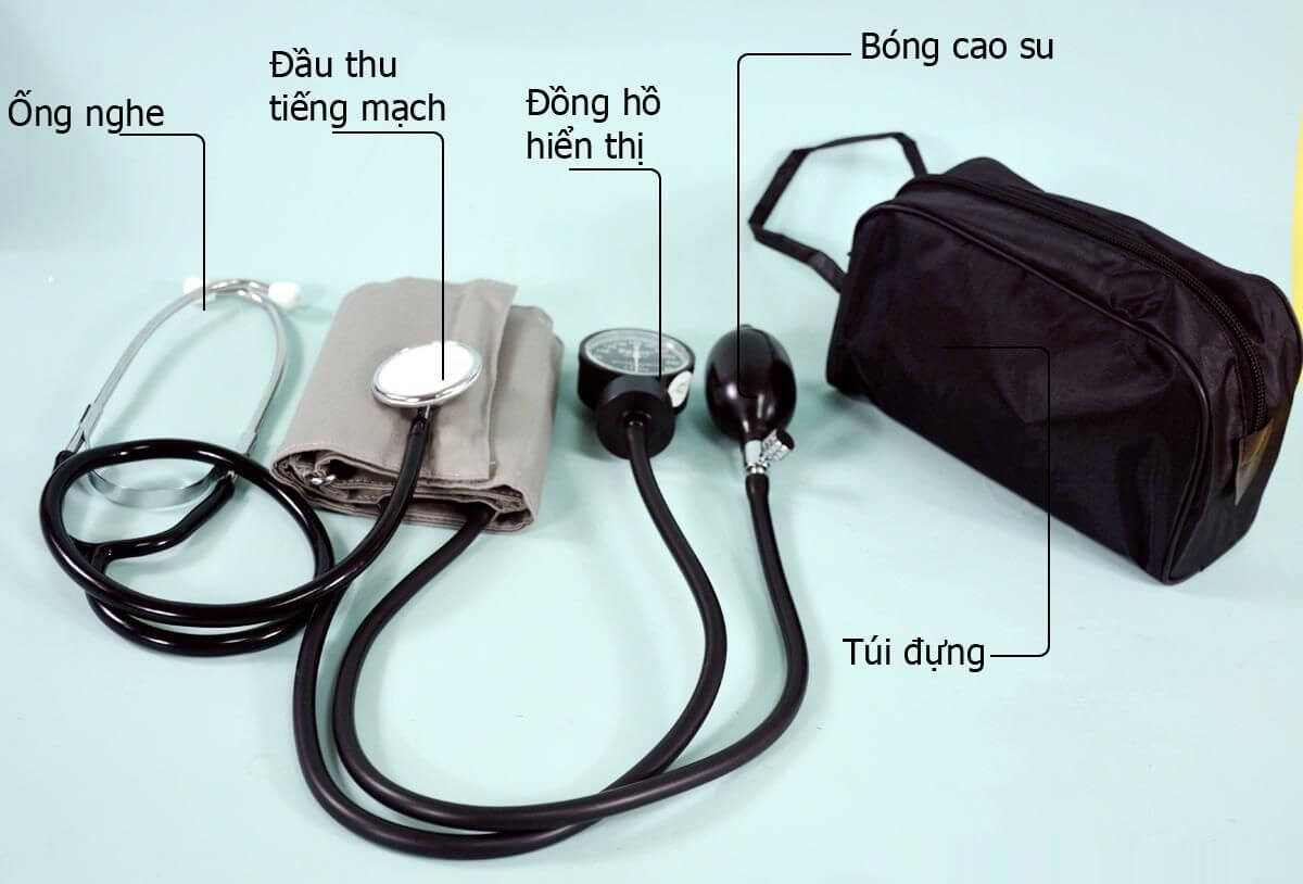 Các bô phân máy đo huyết áp cơ