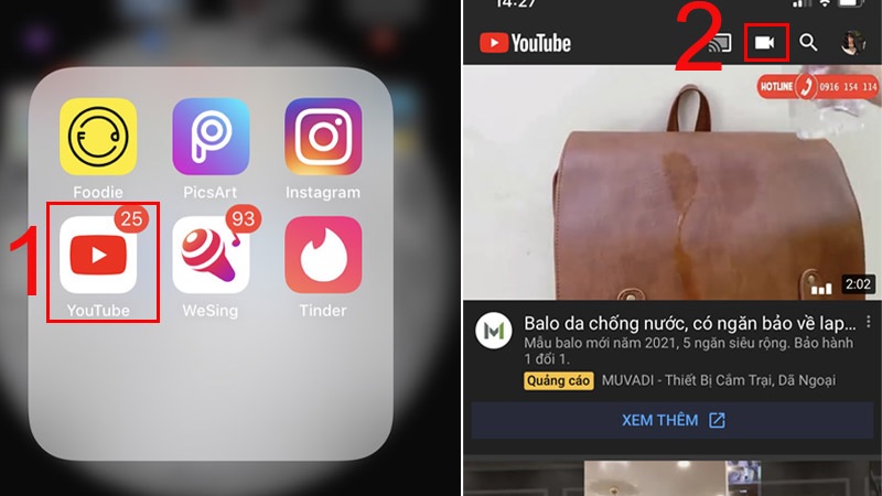 Cách live stream trên YouTube bằng điện thoại iPhone
