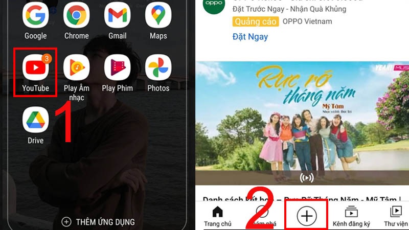 Cách live stream trên YouTube bằng điện thoại Android