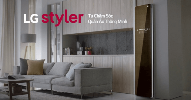 Tủ chăm sóc quần áo thông minh LG styler S3RF đẹp mắt, trang nhã