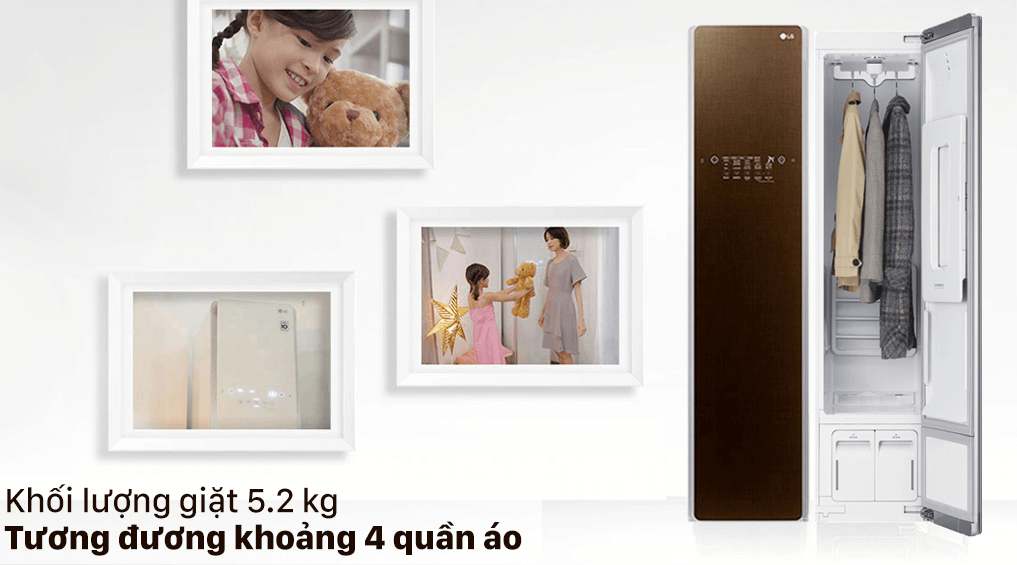  Máy hấp quần áo LG styler S3RF (Màu cà phê)
