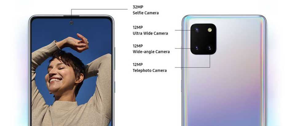 Samsung Note 10 Lite có camera selfie độ phân giải 32MP