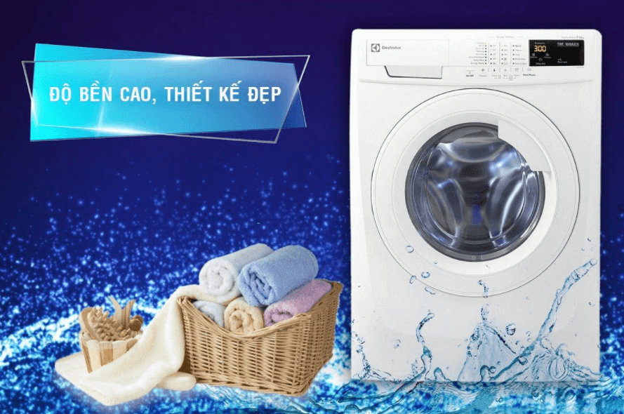 Máy giặt sấy khô Electrolux có độ bền cao, thiết kế đẹp