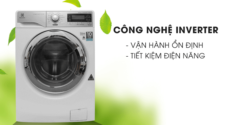 Máy giặt sấy khô Electrolux ứng dụng công nghệ inverter