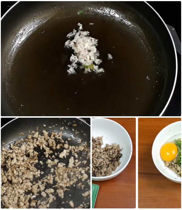Cách làm trứng cuộn thịt hấp