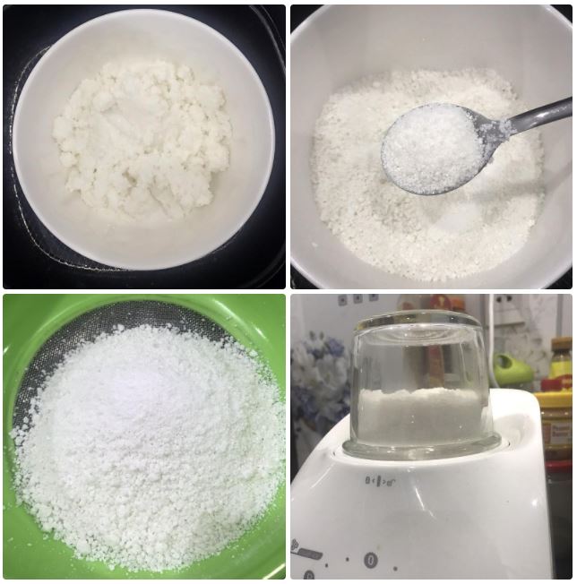 Cách xay bột gạo bằng máy xay sinh tố đơn giản