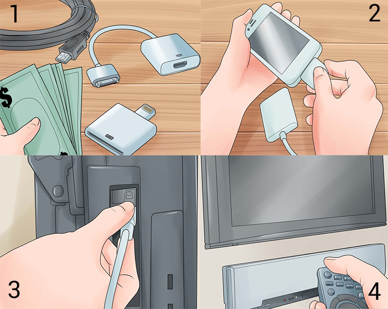 Cách kết nối điện thoại iPhone với tivi Samsung