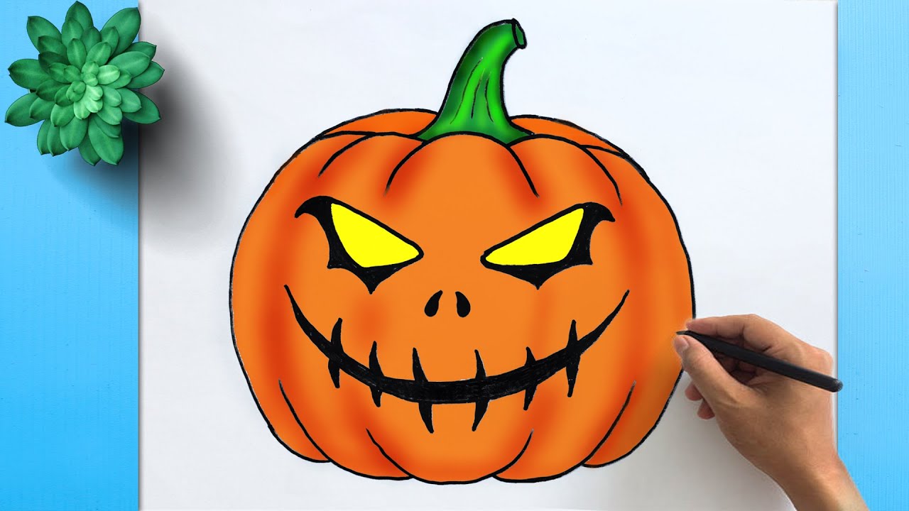 Top 50 mẫu trang trí halloween vẽ đẹp nhất