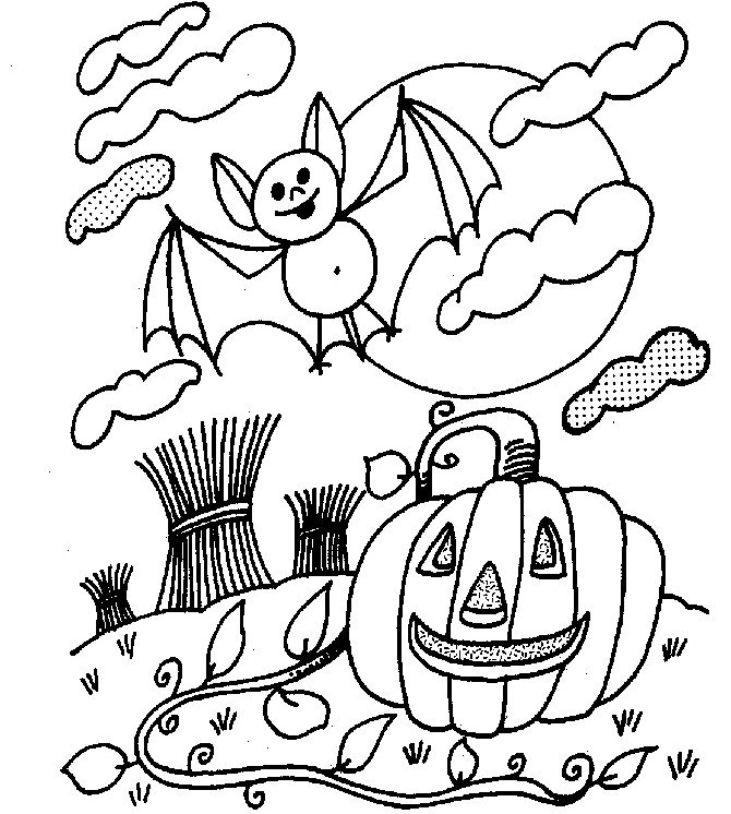 Tổng hợp 50 tranh tô màu Halloween độc đáo đẹp nhất cho bé