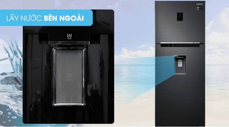 Tủ lạnh Multidoor Samsung thiết kế ngăn lấy nước bên ngoài
