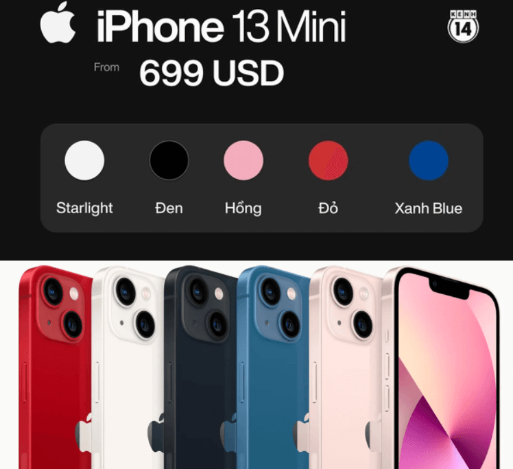 Giá IP 13 Pro Max màu hồng bao nhiêu tiền? Iphone Rose Pink Siêu Xinh