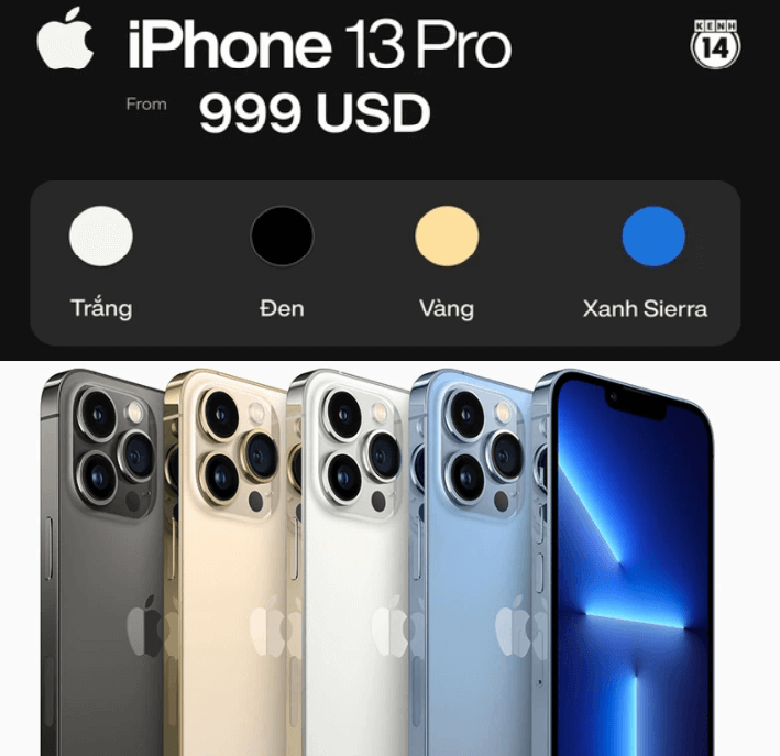 iPhone 13 Pro, 13 Pro Max có mấy màu? Màu nào đẹp, hợp xu hướng và chuẩn gu  bạn nhất?