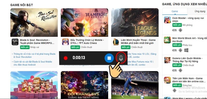 Cách quay video màn hình máy tính Win 10