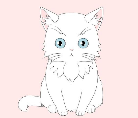 Hình hình ảnh anime mèo dễ thương 4