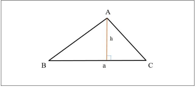 Công thức tính diện tích hình tam giác vuông