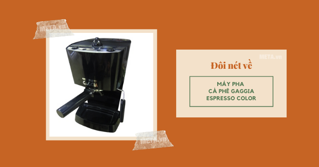 Tính năng nổi bật của máy pha cà phê Gaggia Espresso Pure SW07035