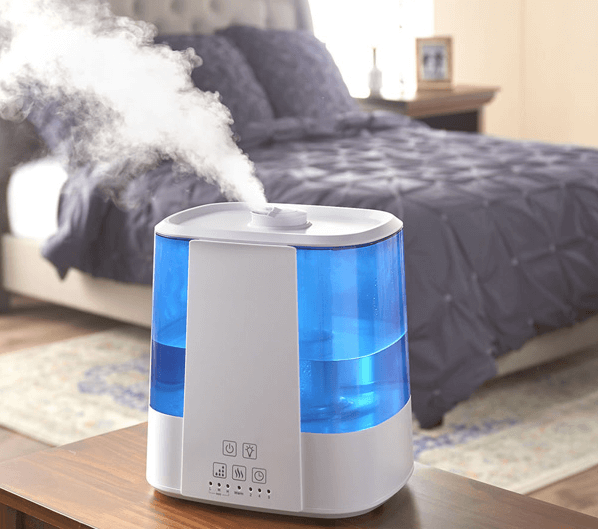 Sử dụng máy tạo độ ẩm để ngủ máy lạnh không bị khô họng