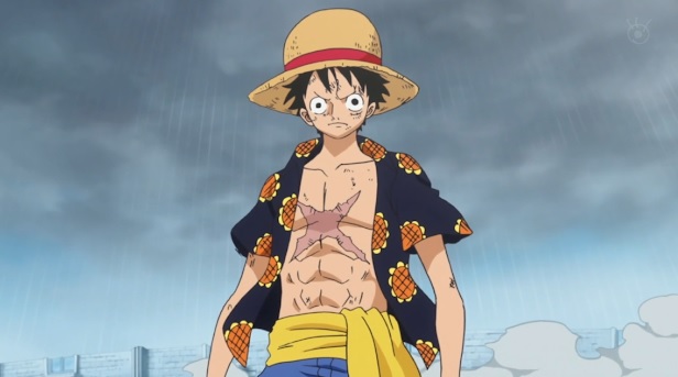 Bức ảnh Luffy ngầu này sẽ khiến bạn bị cuốn hút bởi vẻ lạnh lùng, tội phạm và không kém phần tinh nghịch của anh ta.