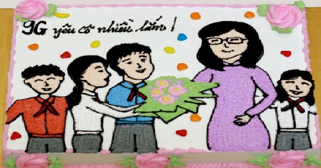 Mẫu bánh kem chúc mừng sinh nhật thầy cô giáo dễ thương ý nghĩa  Bánh  kem hương vị Việt  Banhngotvn