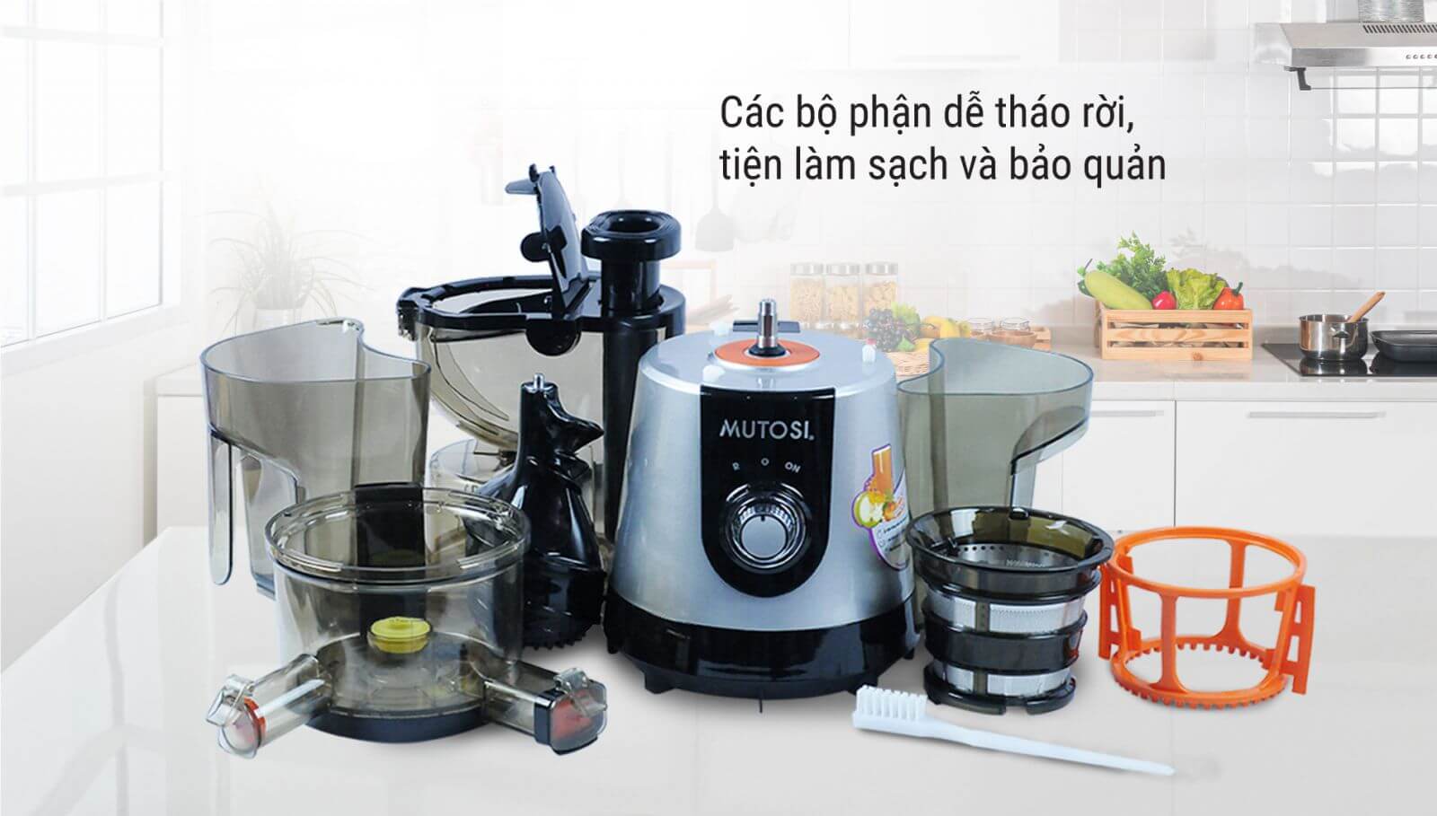 Ưu điểm của máy ép trái cây Mutosi