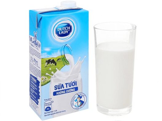 Cần dùng sữa thanh trùng hoặc sữa tiệt trùng loại UHT