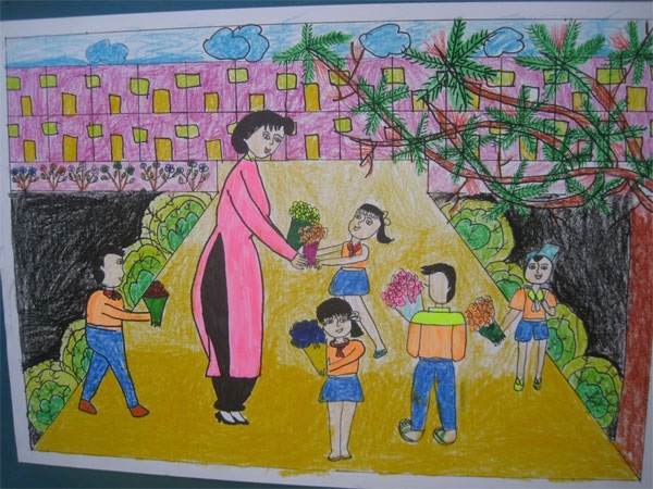 Vẽ Tranh 2010 Đẹp Tặng Mẹ Và Cô Giáo Ý Nghĩa Của Học Sinh