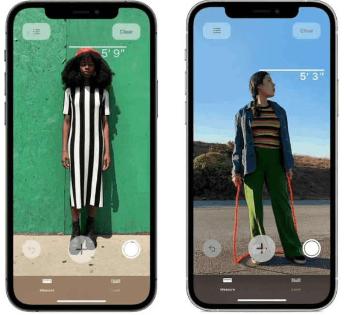 Cách đo chiều cao bằng cảm biến LiDAR trên iPhone 12 Pro, 12 Pro MAX
